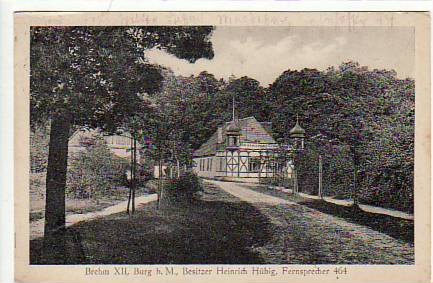 Burg im Jerichower Land ,Brehm 1928 Burg im Jerichower Land ,Brehm 1928