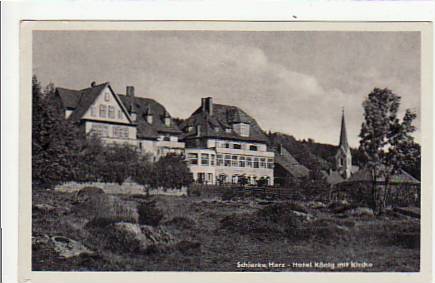 Schierke im Harz Hotel König 1954