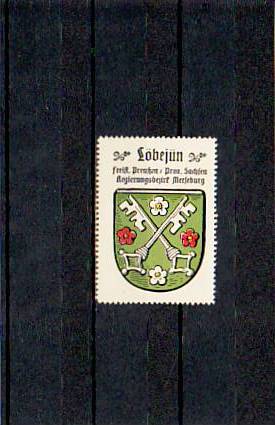 Löbejün Stadt Wappen vor 1945