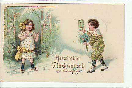 Glückwunsch zum Geburtstag 1915 Glückwunsch zum Geburtstag 1915