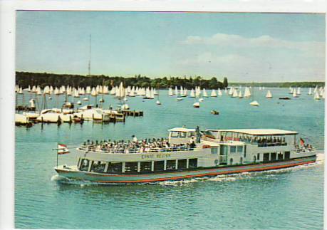 Binnenschiffe Dampfer Ernst Reuter in Berlin-Wannsee ca 1965