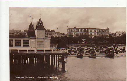 Ostseebad Ahlbeck Seesteg 1928 Ostseebad Ahlbeck Seesteg 1928