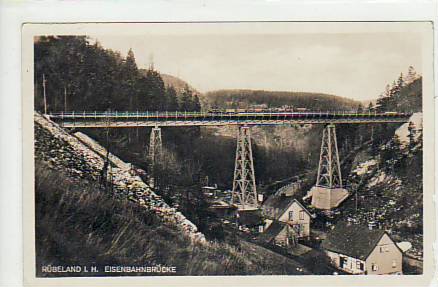 Rübeland im Harz Eisenbahnbrücke ca 1930 Rübeland im Harz Eisenbahnbrücke ca 1930