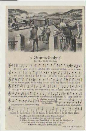 Liedkarten Musik Eisenbahn Bimmelbahnel Altenberg Liedkarten Musik Eisenbahn Bimmelbahnel Altenberg