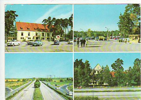 Autobahn Raststätte Hermsdorfer Kreuz Mitropa 1978