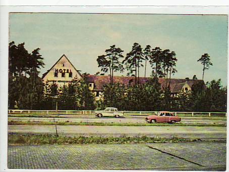 Autobahn Raststätte Hermsdorfer Kreuz Mitropa 1968