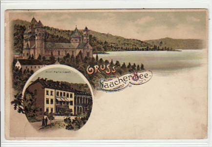 Maria Laach Laacher See Litho 1906 Maria Laach Laacher See Litho 1906