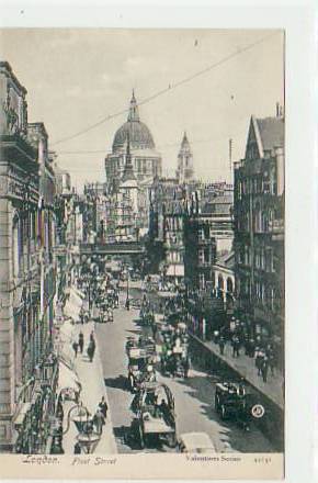 London England Flee Street ca 1910