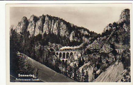 Semmering Österreich Polleroswand Eisenbahn-Brücke ca 1930 Semmering Österreich Polleroswand Eisenbahn-Brücke ca 1930