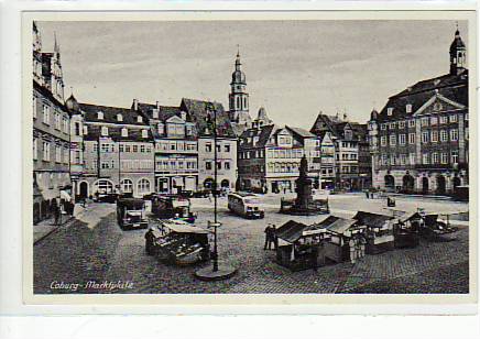 Coburg Markt 1939 Coburg Markt 1939