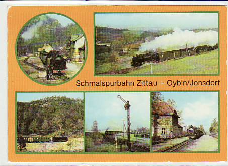 Zittau - Oybin Schmalspurbahn Eisenbahn ca 1985 Zittau - Oybin Schmalspurbahn Eisenbahn ca 1985