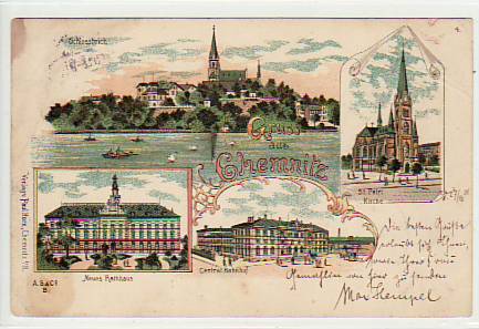 Chemnitz Litho von 1901 Chemnitz Litho von 1901