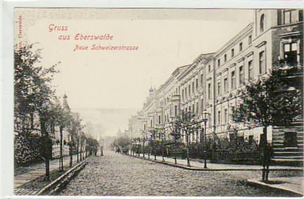 Eberswalde Neue Schweizerstraße ca 1900