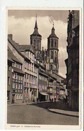 Göttingen St.Johannes-Kirche 1953 Göttingen St.Johannes-Kirche 1953