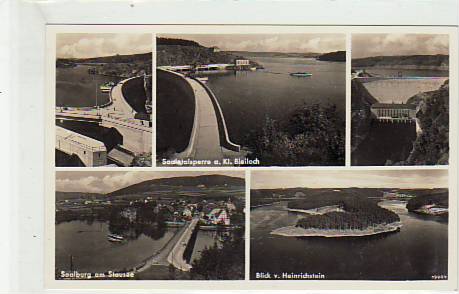 Saalburg Saale Bleilochtalsperre ca 1935 Saalburg Saale Bleilochtalsperre ca 1935