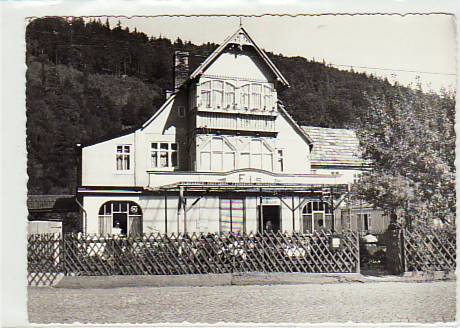 Schwarzburg Thüringen Eisdiele ca 1965 Schwarzburg Thüringen Eisdiele ca 1965