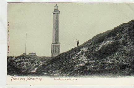 Nordseebad Norderney Leuchtturm ca 1900