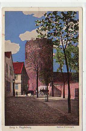 Burg im Jerichower Land Berliner Promenade ca 1920 Burg im Jerichower Land Berliner Promenade ca 1920