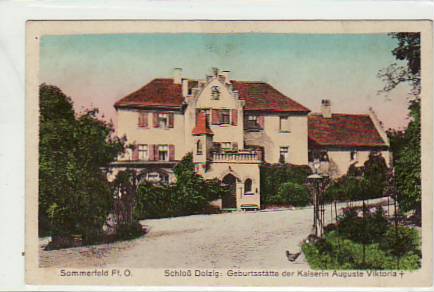 Sommerfeld Niederlausitz Neumark Schloss Dolzig ca 1920