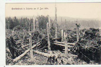 Schierke im Harz Gewitterbruch Unwetter 1904