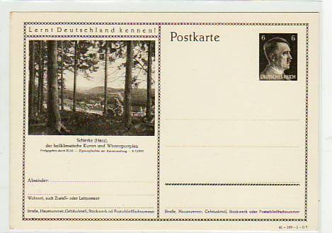 Schierke im Harz Ganzsache ca 1940
