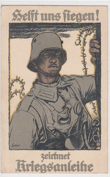 Helft uns Fliegen Kriegsanleihe 1.WK Propaganda vor 1918