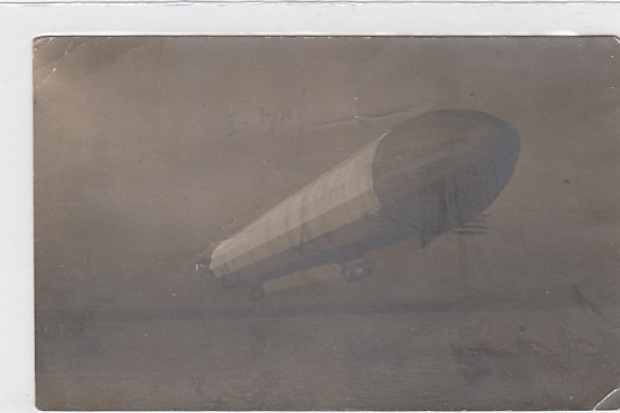 Zeppelin-Luftschiff Foto Karte 1907