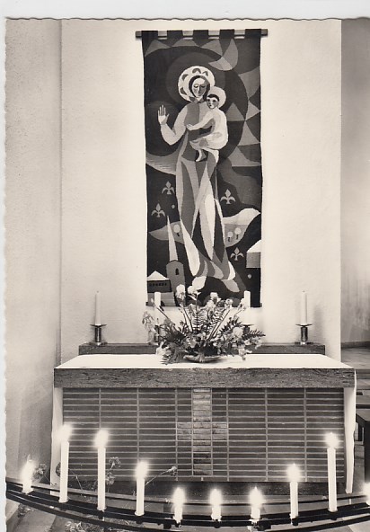 Berlin Reinickendorf Hermsdorf Maria-Gnaden Kirche ca 1960