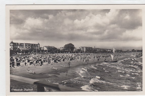 Ostseebad Ahlbeck Strand 1937 Ostseebad Ahlbeck Strand 1937