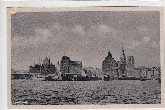 Stralsund Am Hafen 1956