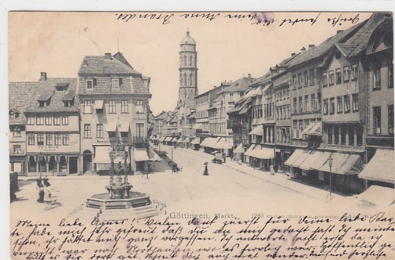 Göttingen Markt 1902 Göttingen Markt 1902