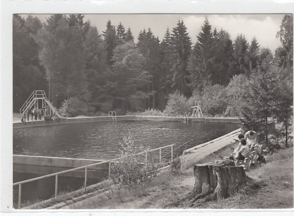 Friedrichsbrunn im Ostharz Waldbad 1974