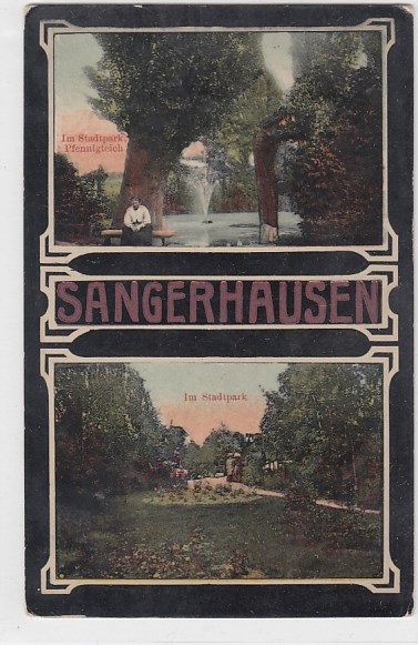 Sangerhausen Stadtpark ca 1910