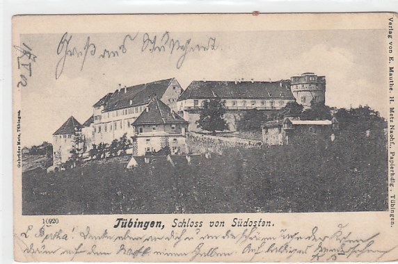 Tübingen am Neckar Schloss 1901 Tübingen am Neckar Schloss 1901