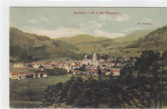 Schönau in Würtemberg Belchen 1911 Schönau in Würtemberg Belchen 1911