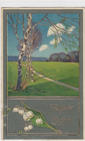 Glückwunsch Frohe Ostern 1912