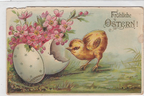 Glückwunsch Frohe Ostern ca 1910