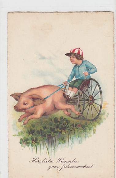Glückwunsch Neujahr Schweine Glückwunsch Neujahr Schweine