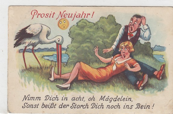 Glückwunsch Neujahr Storch Glückwunsch Neujahr Storch