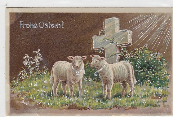 Glückwunsch Frohe Ostern 1910