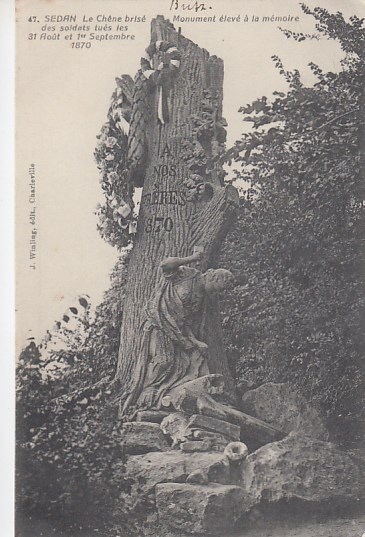 Baum Bäume in Sedan Frankreich 1915