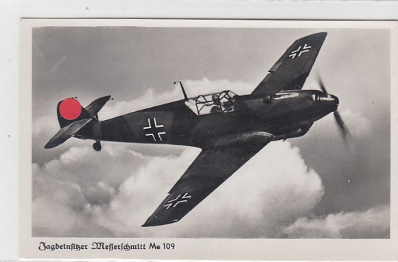 Flugzeuge Luftwaffe Militär 2.WK Jagdeinsitzer Messerschmitt Me 109