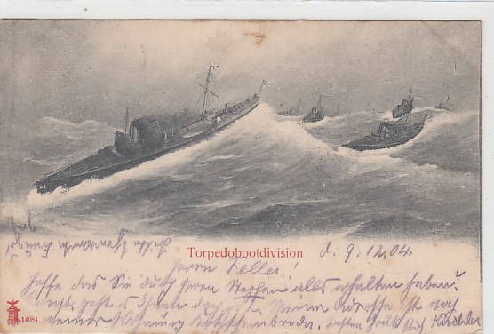 Marine 1.WK Kriegsschiffe Torpedoboote 1904