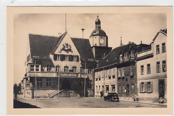 Barby an der Elbe Rathaus 1958 Barby an der Elbe Rathaus 1958