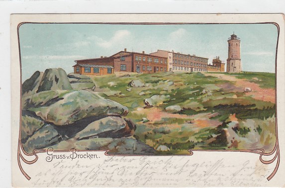 Brocken im Harz 1907 Brocken im Harz 1907