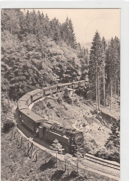 Brocken Harz Harzquerbahn Kleinbahn 1975 Brocken Harz Harzquerbahn Kleinbahn 1975