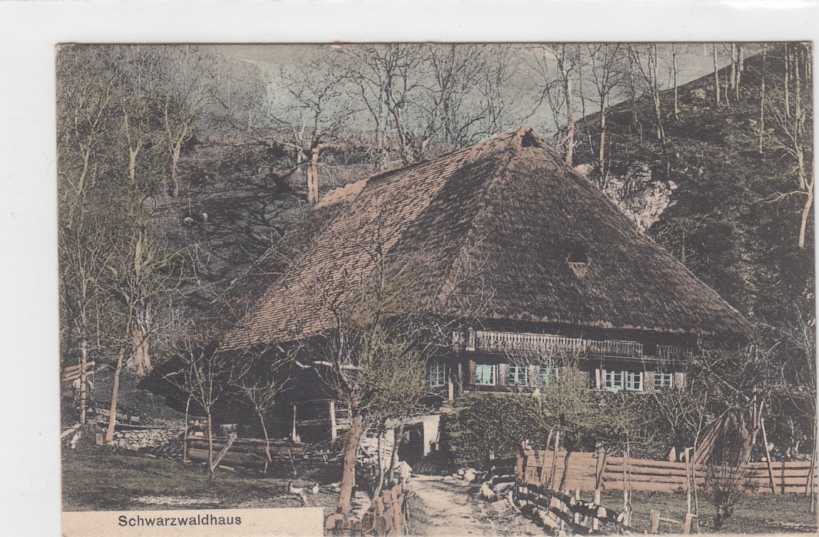 Schwarzwaldhaus bei Freiburg im Breisgau 1907 Schwarzwaldhaus bei Freiburg im Breisgau 1907