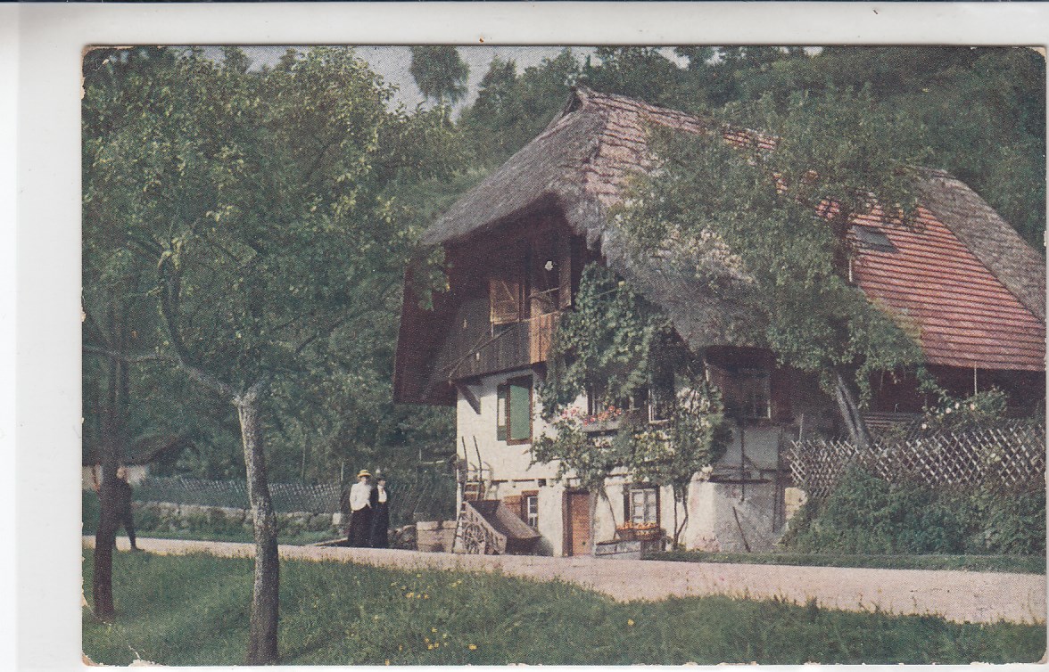 Schwarzwaldhaus im Gutachtal 1912 Schwarzwaldhaus im Gutachtal 1912