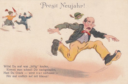 Glückwunsch Neujahr Sprüche ca 1925 Glückwunsch Neujahr Sprüche ca 1925