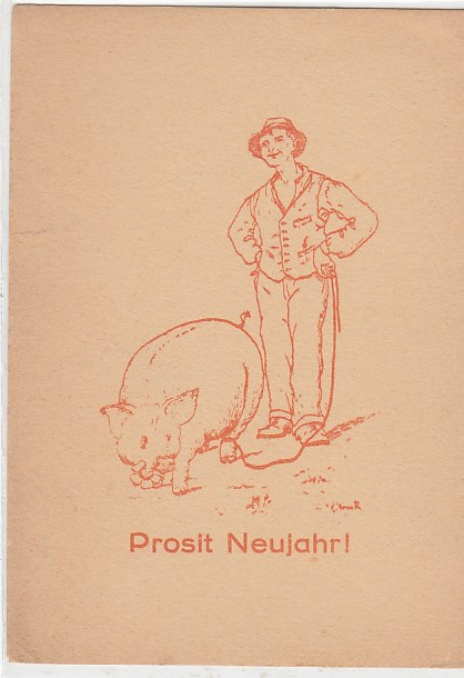 Glückwunsch Neujahr Schwein Glückwunsch Neujahr Schwein
